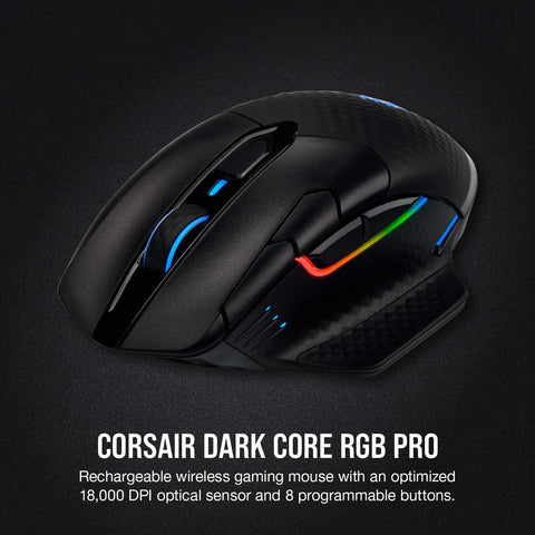 CORSAIR DARK CORE RGB PRO SE Wireless Gaming Mouse