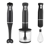 Quality Handheld Food Home Kitchen Appliances 3 in 1 Cup Whisk Chopper Electric High Speed Hand Mixer Stick Blender Set