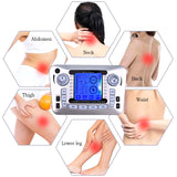 Electronic Pulse Massager Tens Ems Machine Massager Electrical Nerve Muscle Stimulator Acupuncture Fat Burner Pain Relief