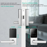 Oasbike Smart Door Lock - Keyless Entry, Remote Access, and Advanced Security