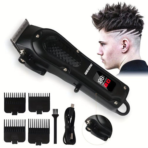 Barbershop Special Electric Hairdresser Silent Metal Body Fast Charging Cordless Set Home Personal Care Small Appliances Shave