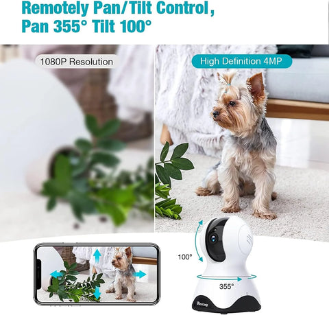 Vimtag 2.5K HD Security Camera – Monitor Your Home, Pets, and Loved Ones Anytime, Anywhere