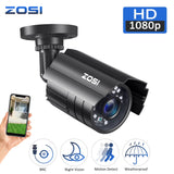 ZOSI 2.0MP HD 1080P 4-in-1 Security Camera – Ultimate Protection for Your Home or Business