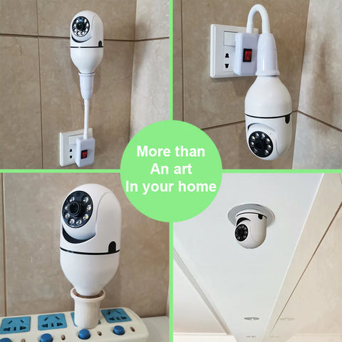 Smart Panoramic Security Camera - 1080p with Colorful Night Vision