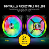 QL Series, Ql120 RGB, 120Mm RGB LED Fan, Triple Pack with Lighting Node Core, Black, Compatible with Desktop