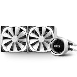 Kraken X63 RGB 280Mm - RL-KRX63-RW - AIO RGB CPU Liquid Cooler - Rotating Infinity Mirror Design - Powered by CAM V4 - RGB Connector - Aer RGB V2 140Mm Radiator Fans (2 Included) - White