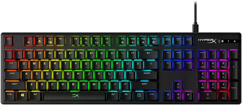 Alloy Origins - Mechanical Gaming Keyboard, Software-Controlled Light & Macro Customization, Compact Form Factor, RGB LED Backlit - Linear  Red Switch (Black)