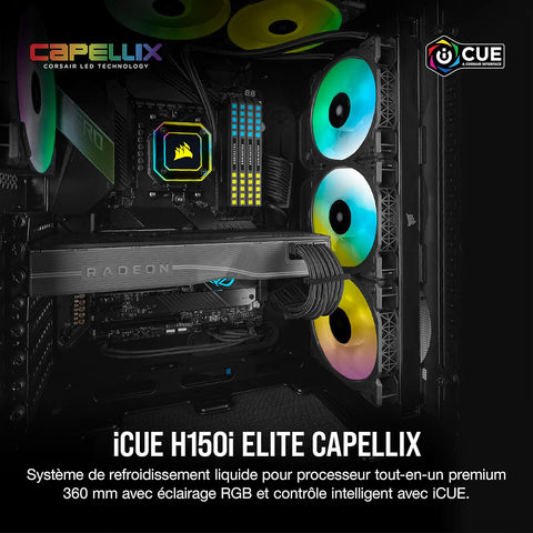 CORSAIR iCUE H150i ELITE CAPELLIX Liquid CPU Cooler